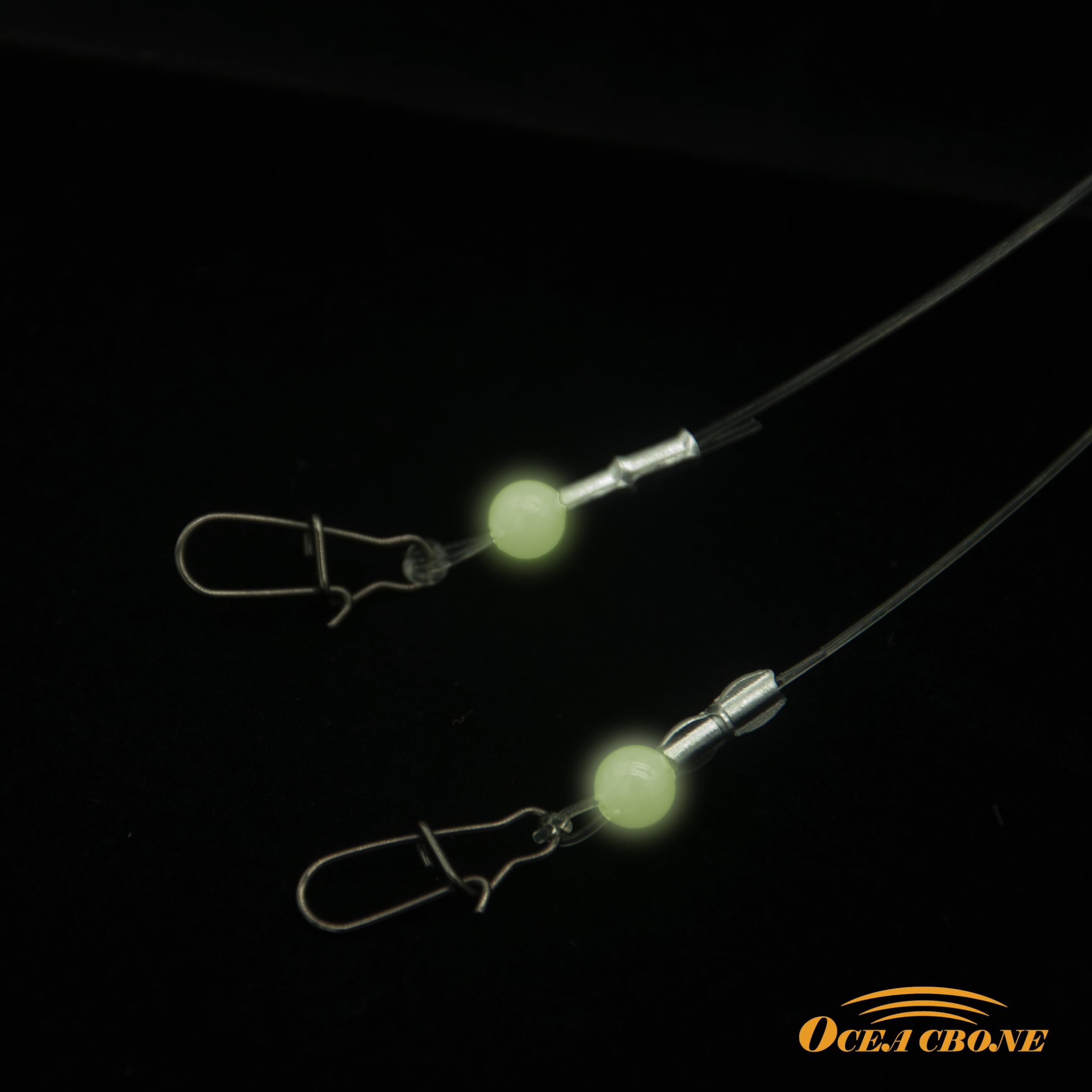 100% Fluorocarbon Fishing Leader with Swivel & Snap - High Abrasion Resistance & Sensitivity for Saltwater, Freshwater, Lake & Stream Fishing - Perfect for Bass, Trout & Saltwater Game Fish