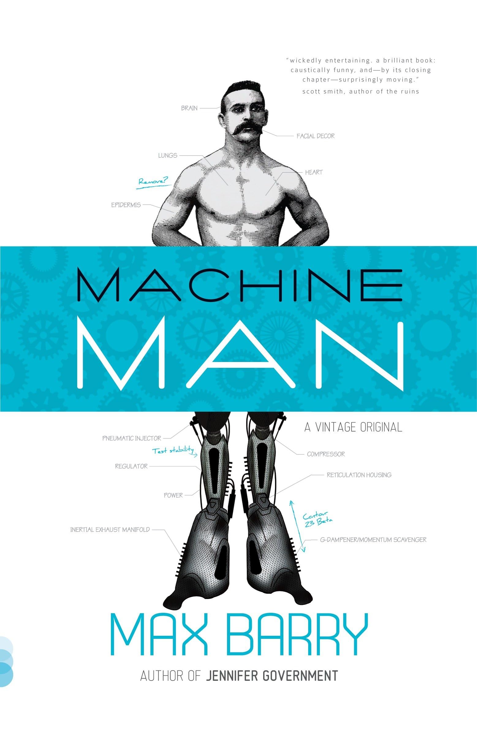 Machine Man (Vintage Contemporaries) - Classic Sci-Fi Novel for Book Lovers & Collectors - Perfect for Reading, Gifts & Home Library Decor