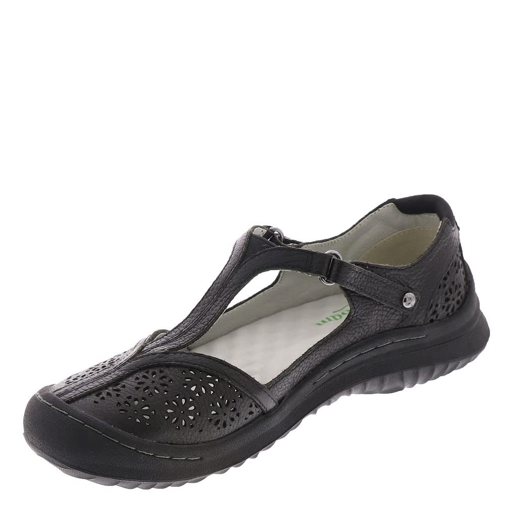 Jambu Creek Women's Slip-On Shoes - Comfortable Black Casual Loafers for Wide Feet (Size 7 Wide) | Perfect for Walking, Travel & Everyday Wear