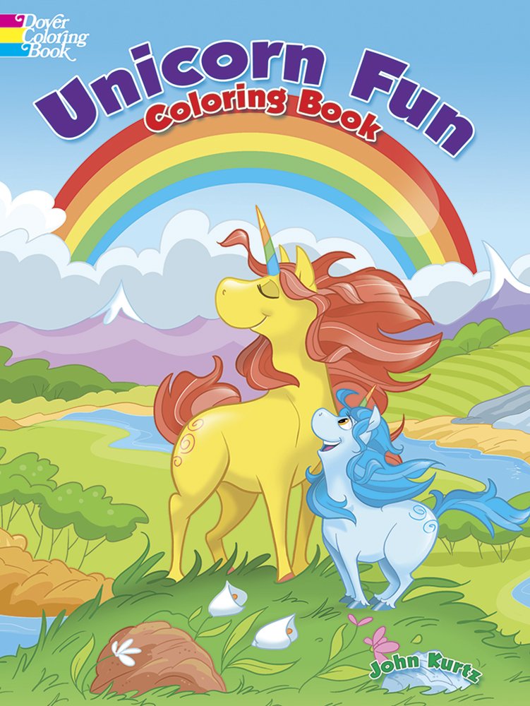 Unicorn Fantasy Coloring Book for Kids & Adults - Magical Creatures & Relaxing Art Therapy - Perfect for Stress Relief, Gifts & Creative Fun | Dover Coloring Books