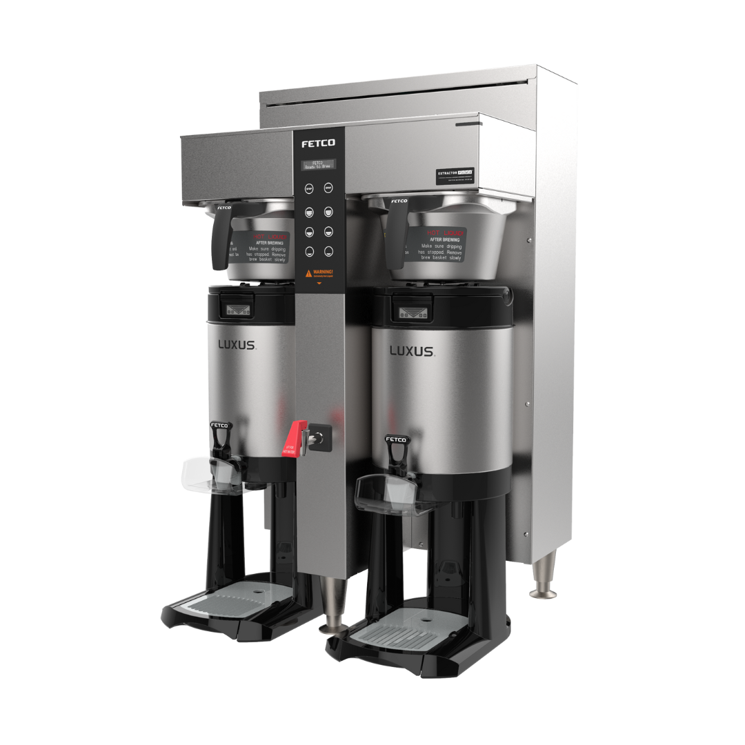 FETCO CBS 1252 Plus Series Commercial Twin Station Coffee Brewer - High Capacity Coffee Machine for Offices, Restaurants & Cafes