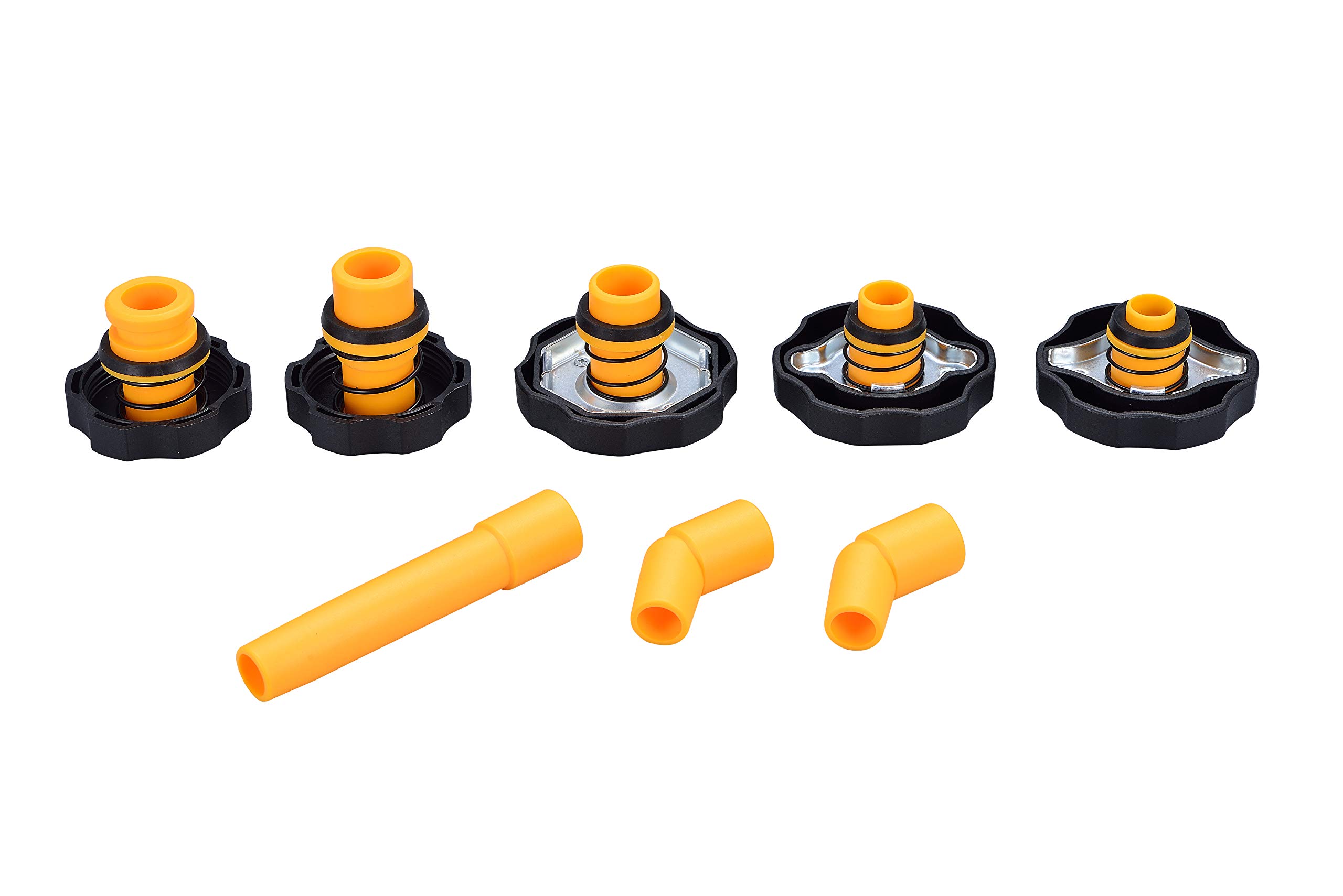 Spill-Proof Radiator Coolant Filling Funnel Kit with Adapter - Universal Plastic Coolant Refill Tool for Cars, Trucks & SUVs - Easy DIY Engine Coolant System Maintenance