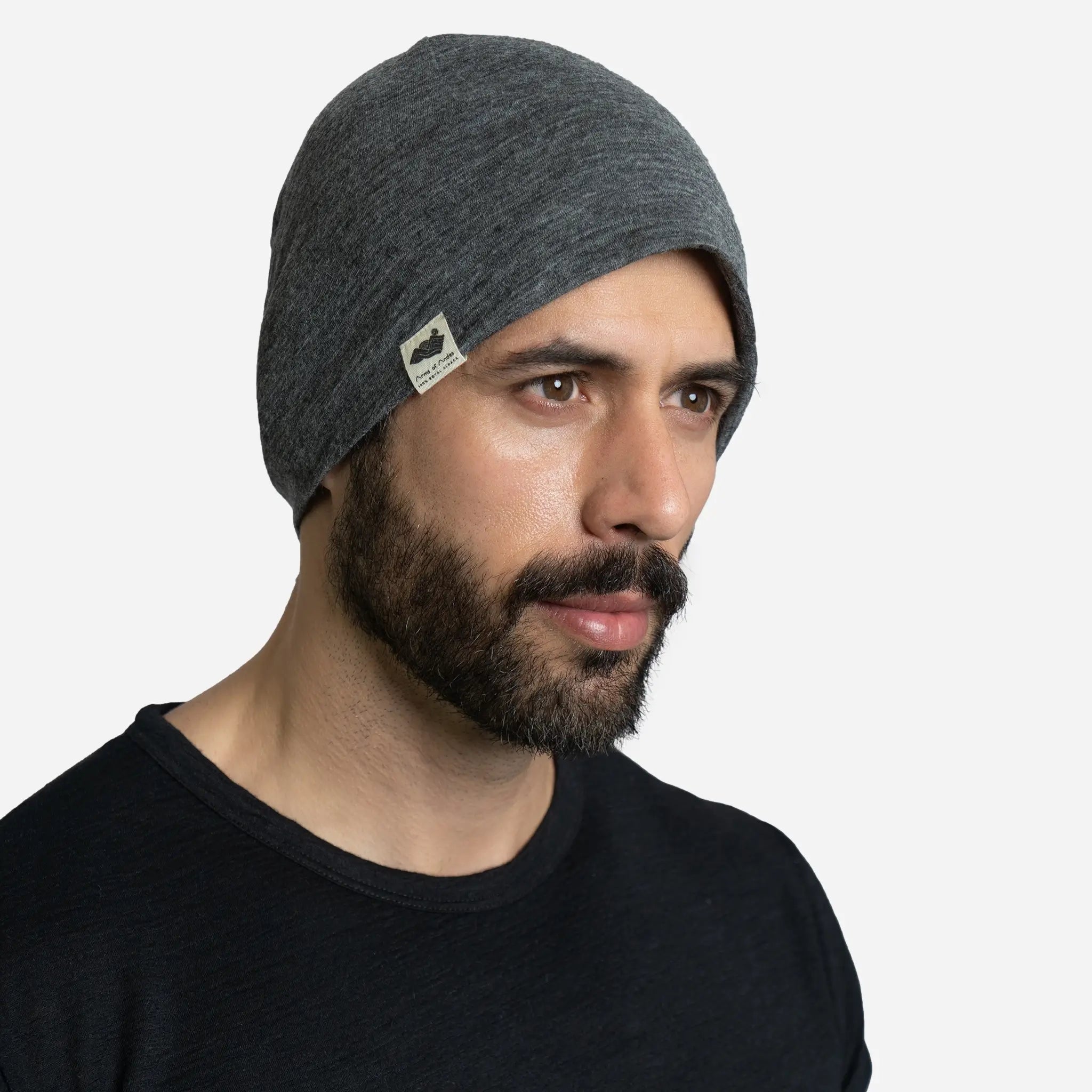 Alpaca Wool Beanie Hat - 160 Ultralight Winter Beanie for Men & Women - Soft & Warm Handmade Knit Cap for Outdoor Activities, Skiing, and Hiking