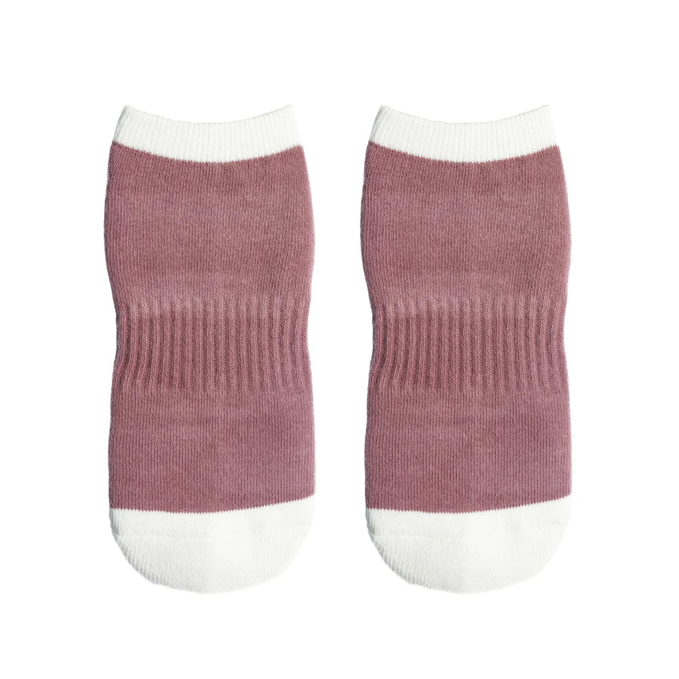 Non-Slip Grip Socks for Yoga, Pilates & Barre - Anti-Skid Workout Socks with Traction for Women & Men - Perfect for Dance, Gym & Home Exercise