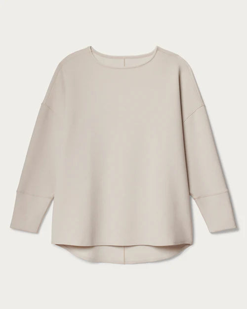 Rhone Women's Dreamglow Pullover Hoodie - Soft Fleece Lined Sweatshirt for Yoga, Running & Casual Wear | Sand Color