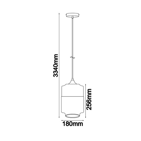 Modern CASA Pendant Light Fixture - 7.1