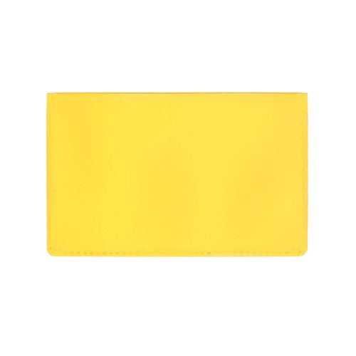 StoreSMART - 100 Pack Yellow Folding Business Card Holders - Durable Polypropylene Plastic Card Cases - Perfect for Networking Events, Trade Shows & Office Organization (RPP2915Y-100)