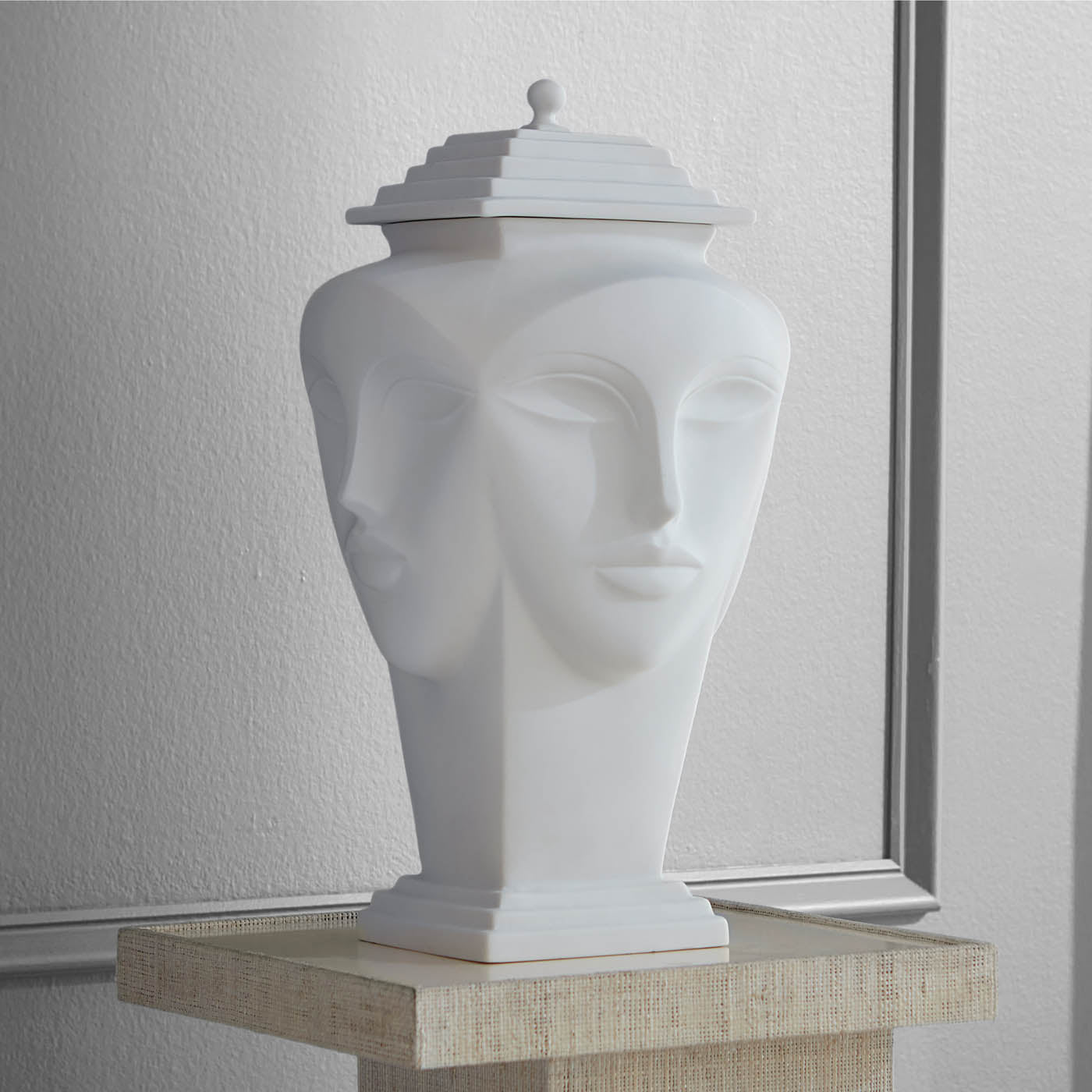 Giuliette Ginger Jar - Elegant Blue & White Ceramic Vase for Home Decor, Floral Arrangements & Wedding Centerpieces | Perfect for Living Room, Dining Table & Boho Chic Interiors