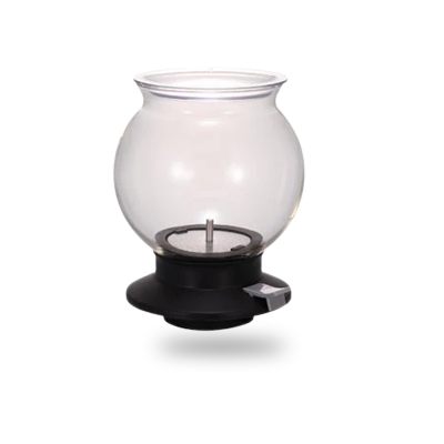 Hario V60 LARGO Glass Coffee Dripper - Perfect for Pour Over Brewing at Home or Office | Japanese Handmade Ceramic Drip Coffee Maker for Specialty Single Origin Beans