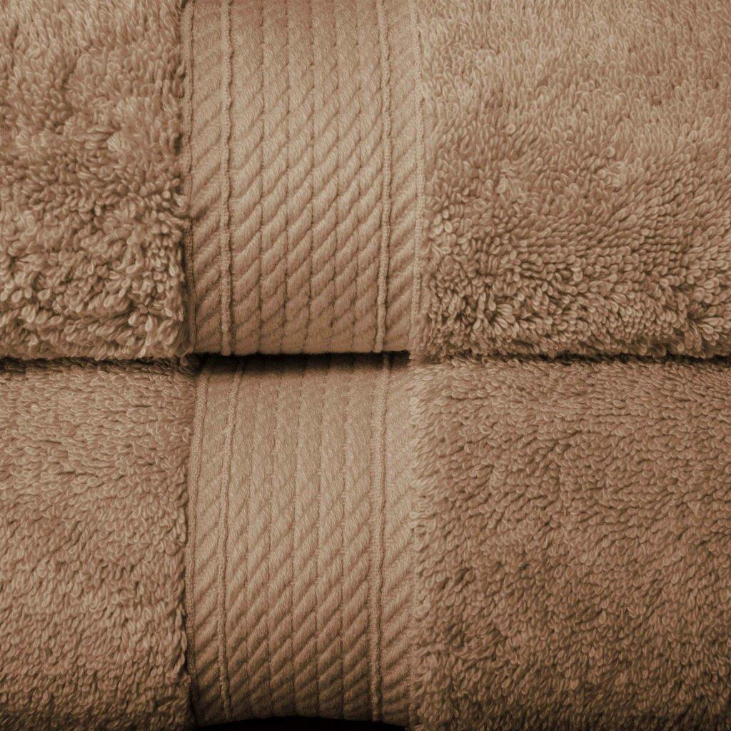 Premium 100% Egyptian Cotton Plush Heavyweight Luxury Bath Towel Set of 6 - Ultra Soft & Absorbent for Spa, Hotel & Home Use