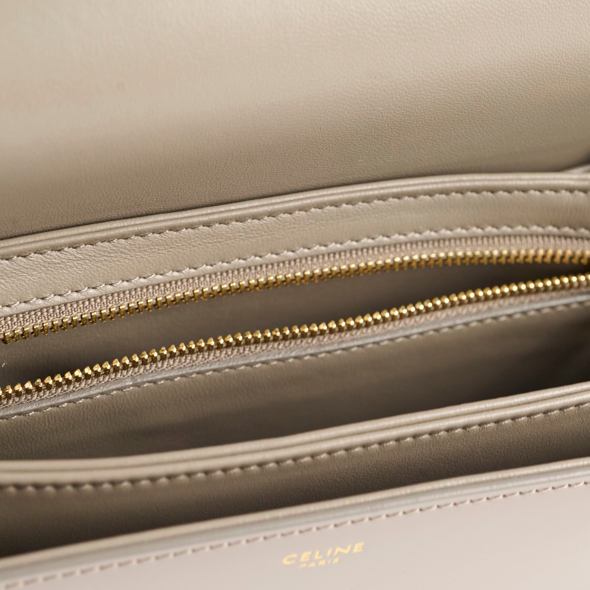 Celine Classique Medium Triomphe Bag Pebble Leather Crossbody Bag for Women | Luxury Designer Handbag for Work, Travel & Everyday Use
