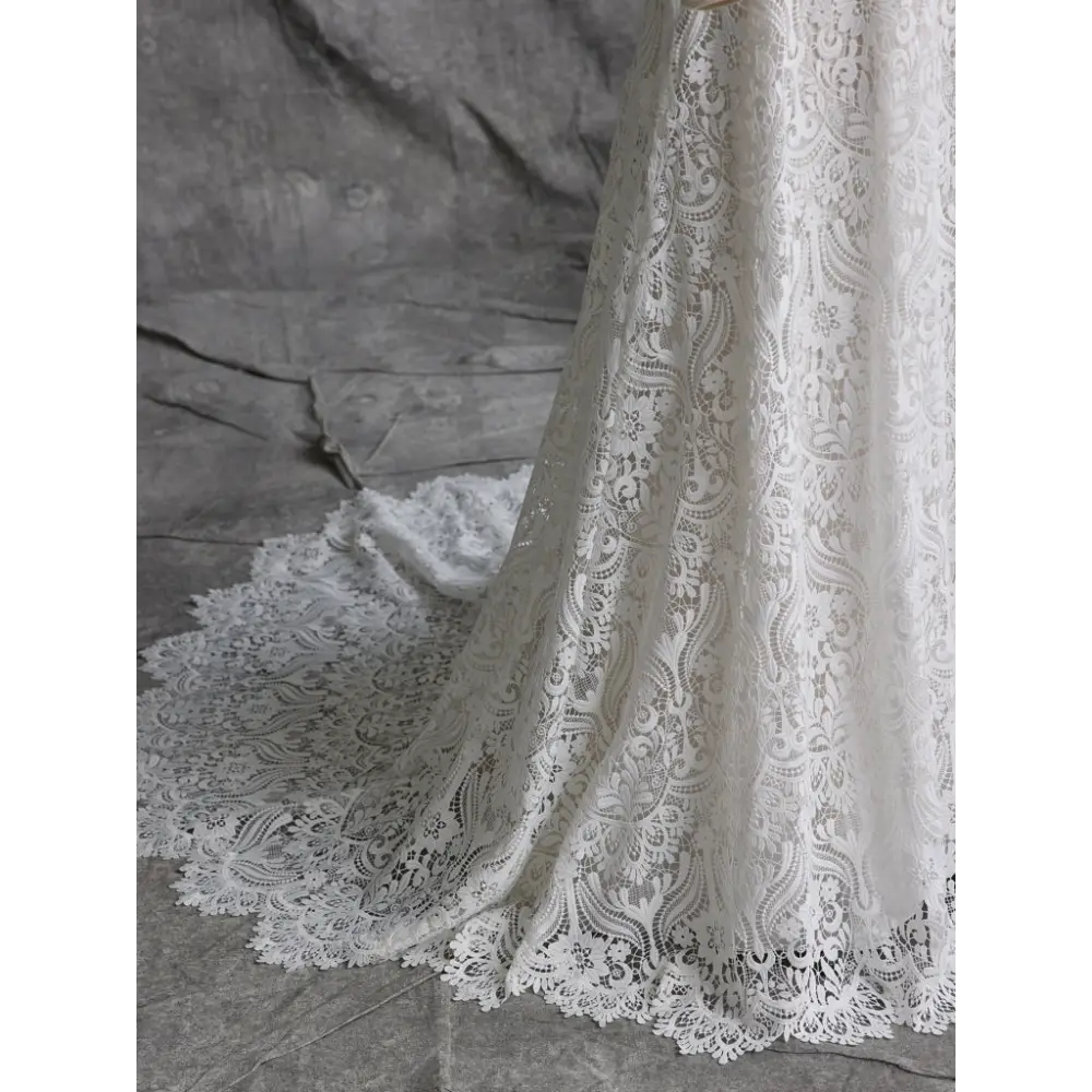 Maggie Sottero Hillary Wedding Dress – Elegant Lace Bridal Gown for Bride, Perfect for Church Ceremony & Outdoor Wedding Photos