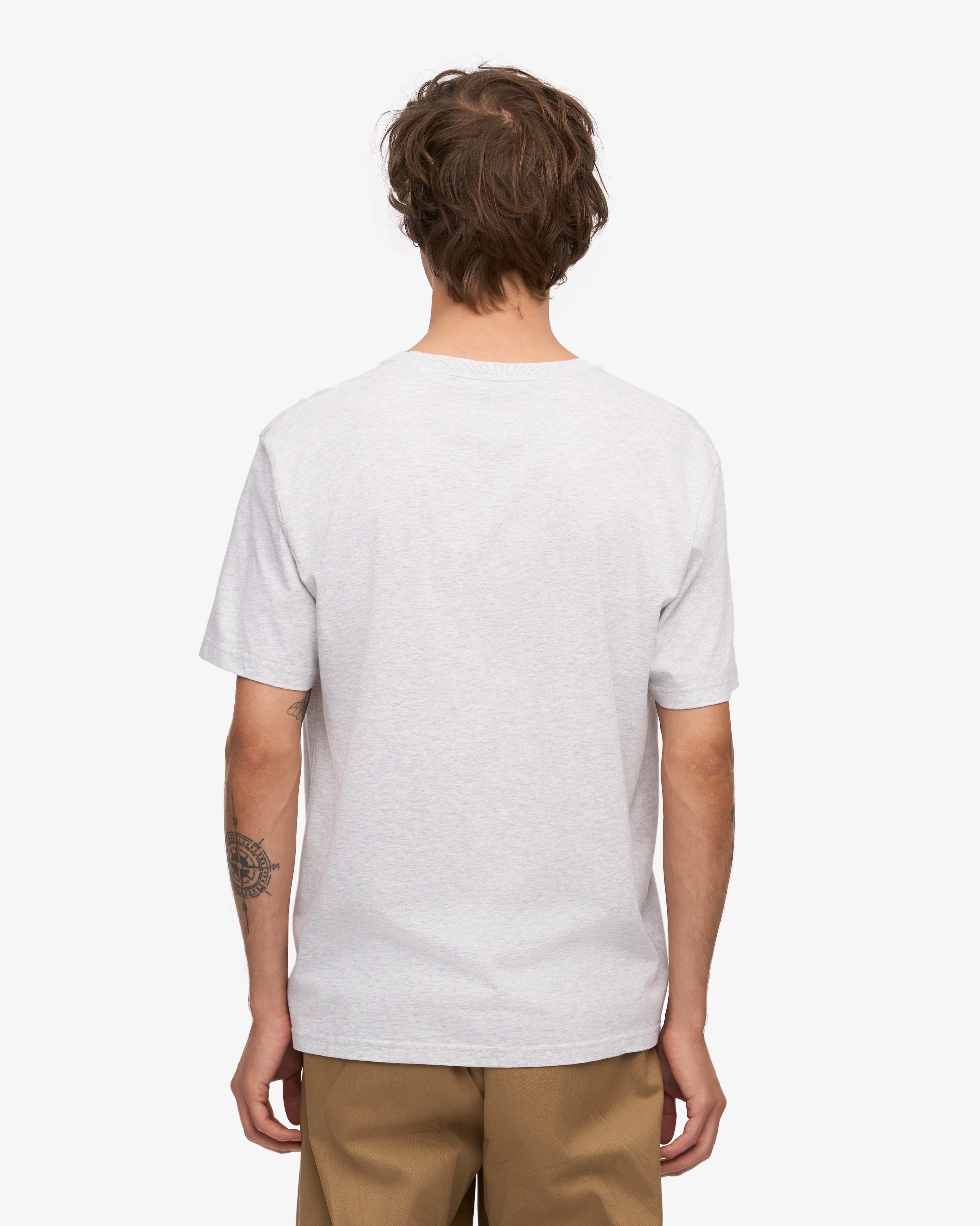 Classic Organic Cotton T-Shirt for Men & Women | Soft & Comfortable Snow Melange Tee | Perfect for Casual Wear, Loungewear & Everyday Outfits