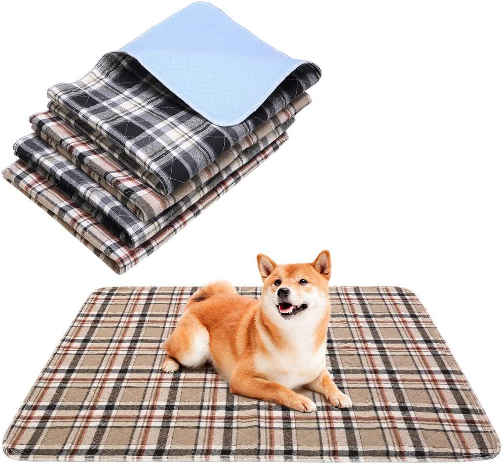 KOOLTAIL Washable & Reusable Dog Pee Pads - Waterproof, Non-Slip Puppy Training Pads for Potty Training, Whelping, and Guinea Pig Cages | Great for Indoor Pet Training, Puppy Housebreaking, and Small Animal Cage Liners