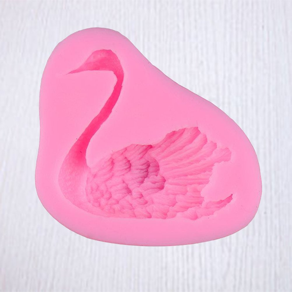 Premium Silicone Fondant Molds for Cake Decorating - Swan Design Polymer Clay Molds for DIY Baking, Candy Making & Home Crafts - Perfect for Wedding Cakes, Birthday Parties & Creative Projects