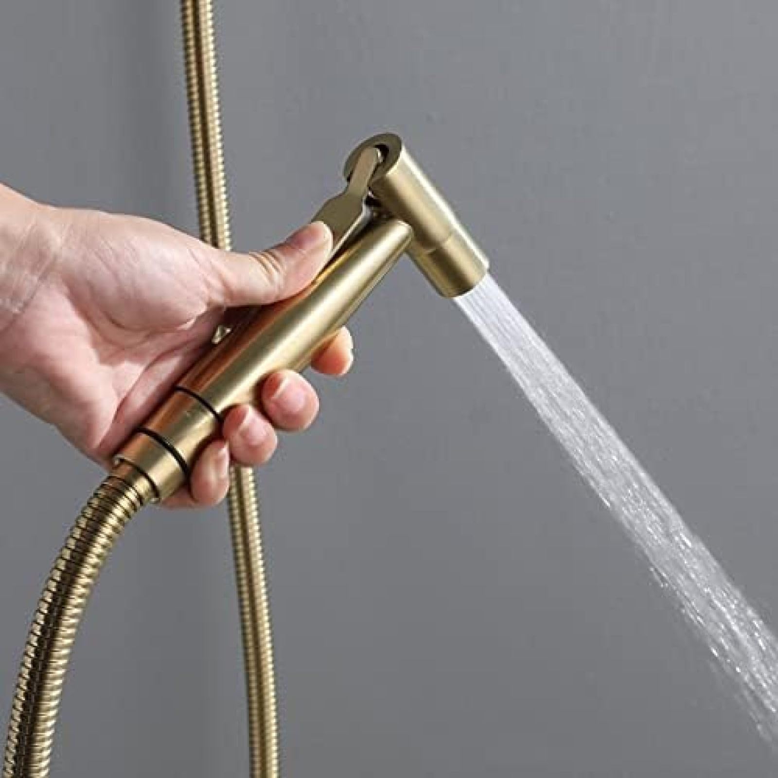Multifunctional Wall Mounted Cold Water Tap Sprayer Kit for Toilet - Bathroom Bidet Douche Spray with Adjustable Nozzle (Perfect for Hygienic Cleaning, Baby Care & Pet Washing)