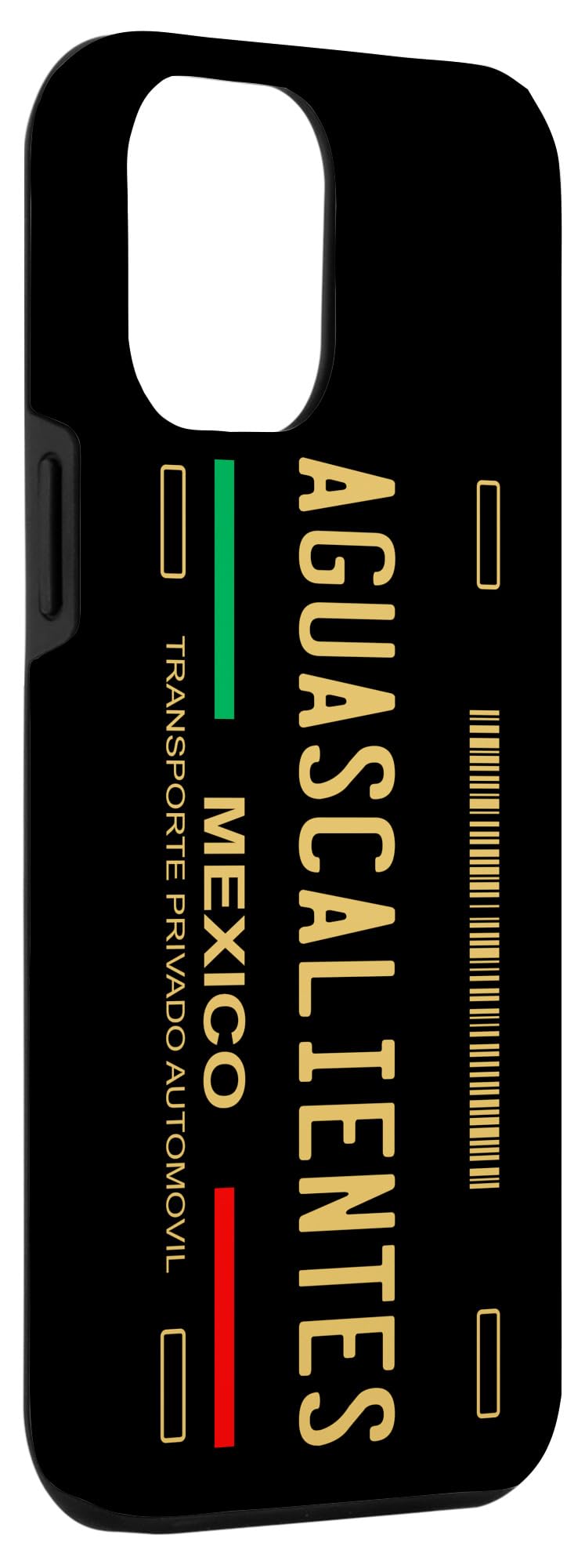 iPhone 12 Pro Max Aguascalientes License Plate Phone Case - Durable Protective Cover for Everyday Use and Travel