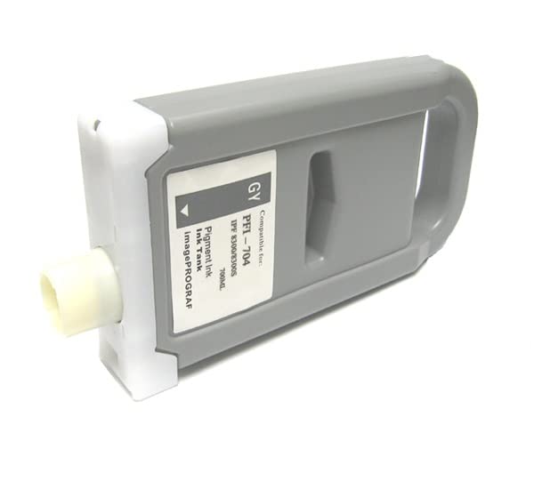 Canon IPF8300s/8300 Compatible Gray Ink Cartridge PFI-704 - High-Quality Replacement Ink Tank for Large Format Printers - Perfect for Office, Design Studio & Photo Printing