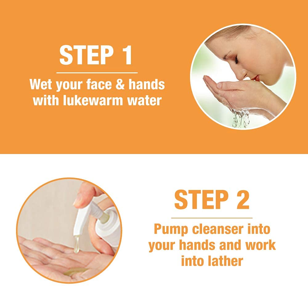 Econature Enzyme Face Wash for Women & Men - Gentle Foaming Exfoliating Cleanser with Kumkumadi - 330ml Moisturizing Face Wash for Radiant Glowing Skin | Perfect for Daily Skincare Routine & Travel