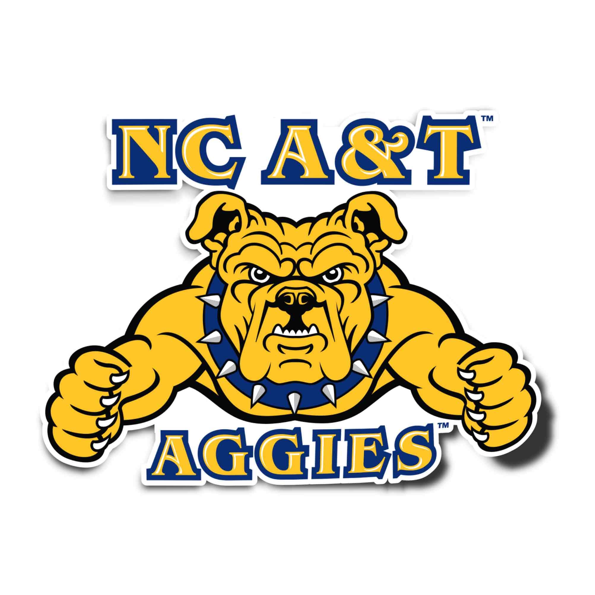 Desert Cactus NC A&T State University HBCU Aggies Vinyl Decal Sticker - Laptop, Water Bottle, Car, Scrapbook Decor - Perfect for School Spirit, Gifts & College Pride Accessories