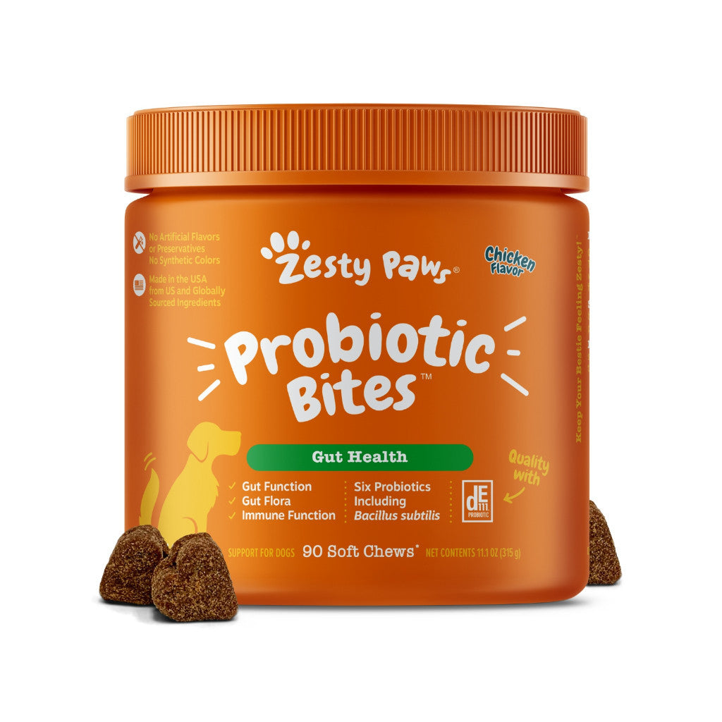 Zesty Paws Multivitamin Bites for Dogs - Immune Support, Skin & Coat Health, Joint Mobility, Digestive & Antioxidant - Natural Flavor - Perfect for Daily Wellness & Active Lifestyles