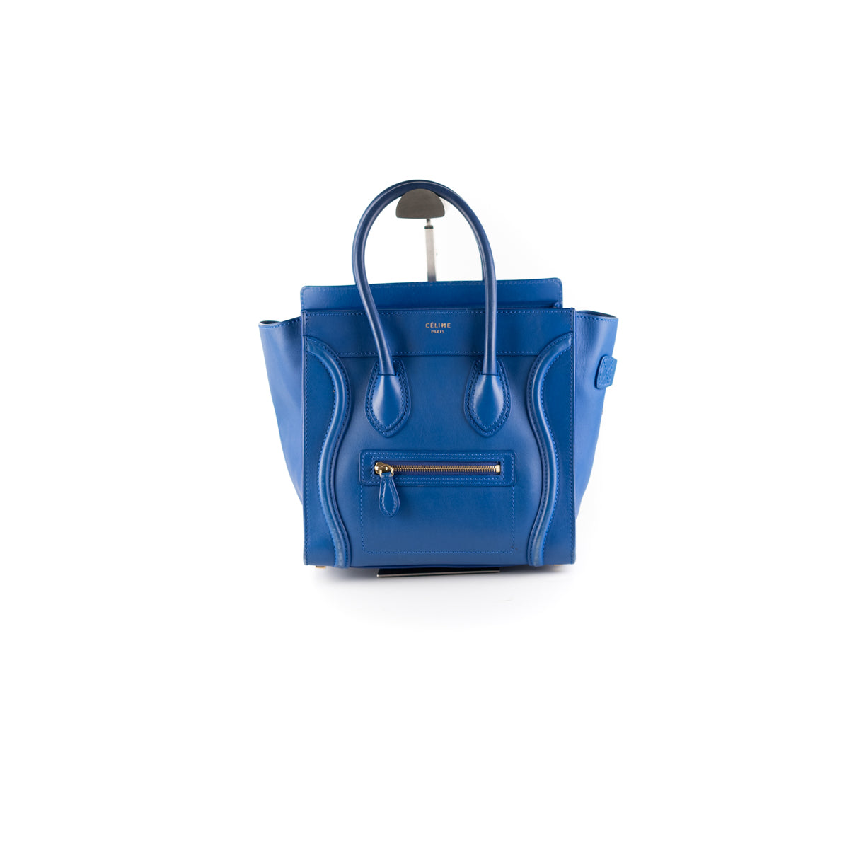Celine Micro Luggage Bag in Blue | Premium Leather Crossbody Handbag for Women | Perfect for Work, Travel & Everyday Use