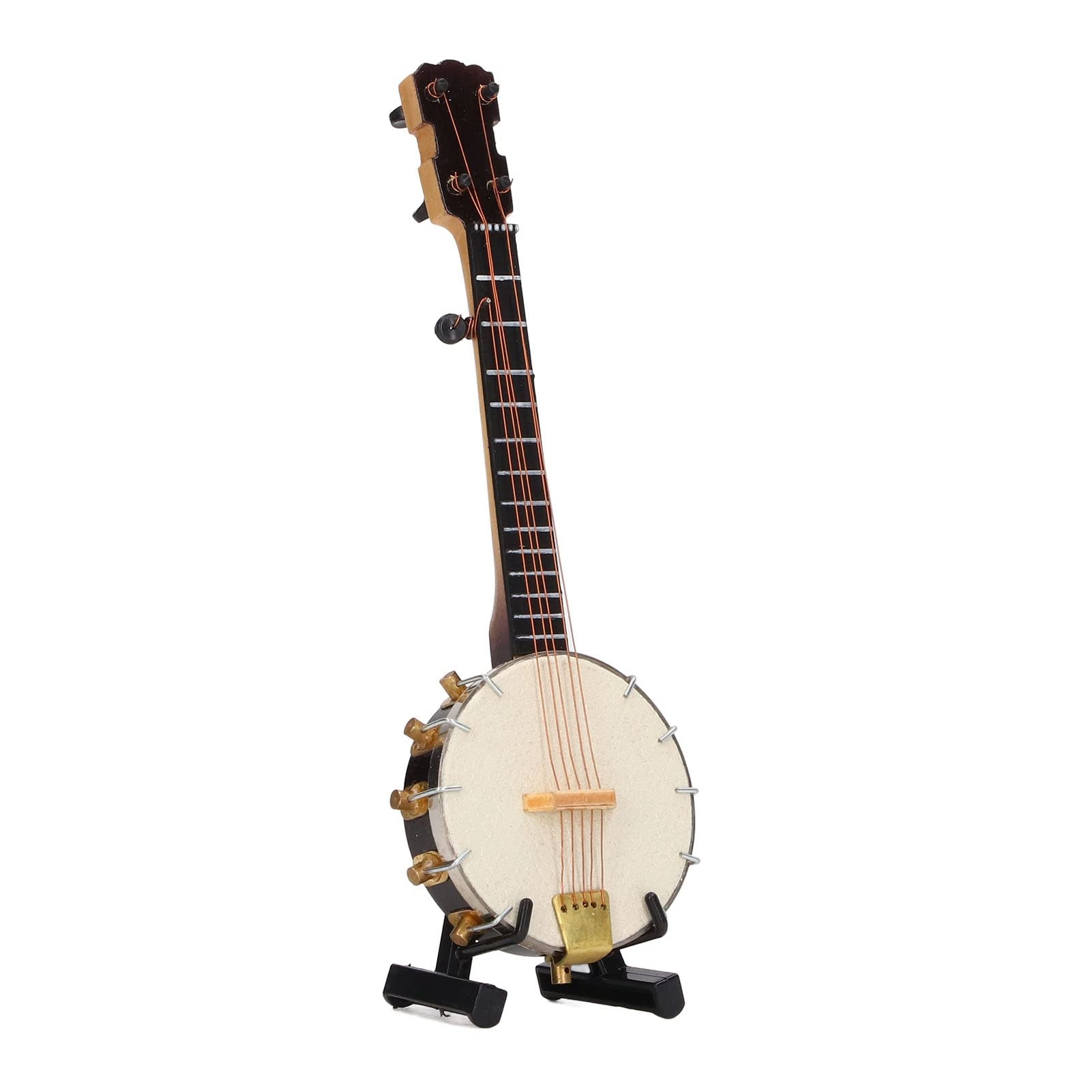 Mini Banjo Toys - Handcrafted Basswood Miniature Banjo Model with Smooth Finish | Perfect for Kids' Music Education, Home Decor & Collectibles