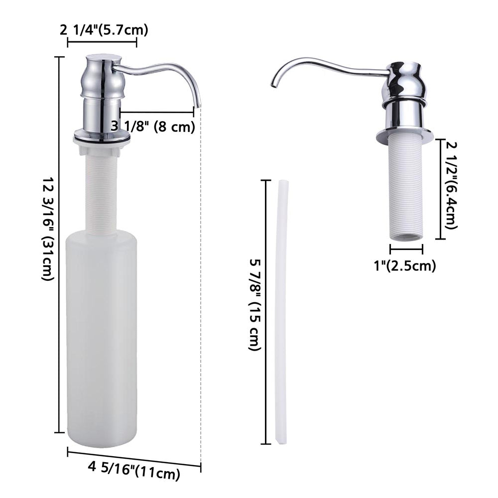 Aquaterior 13.5oz Automatic Soap Dispenser for Kitchen - Touchless Liquid Soap Dispenser with 3 Adjustable Foam Settings, Waterproof Design for Sink Countertop - Perfect for Home, Restaurant & Bathroom Use