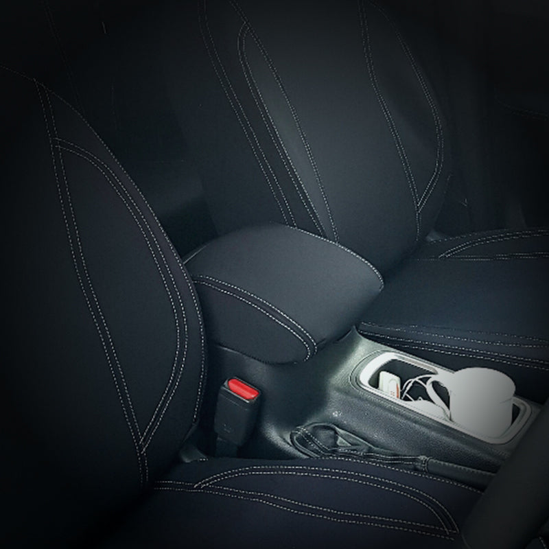 Premium Black Neoprene Car Console Cover for Toyota Tarago ACR50R Van (March 2006 - December 2009) - Model E 559 - Durable & Non-Slip Protection - Perfect for Road Trips, Daily Commutes & Vehicle Interior Protection