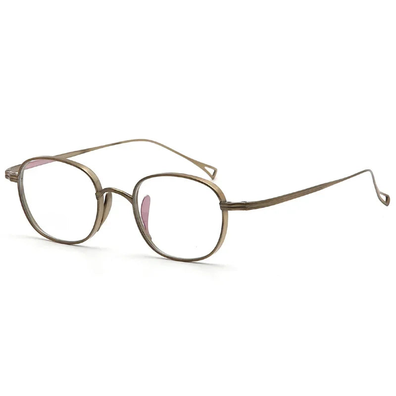 Aror Women's Full Rim Oval Square Titanium Eyeglasses Frame - Lightweight & Durable for Work, Reading & Fashion (Model 494132) - Perfect for Office, Study & Everyday Wear