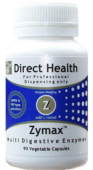 Direct Health Zymax - Premium Digestive Enzyme Supplement for Gut Health & Digestion Support - Ideal for Bloating Relief, Food Intolerance & Nutrient Absorption - Use Daily with Meals for Optimal Results