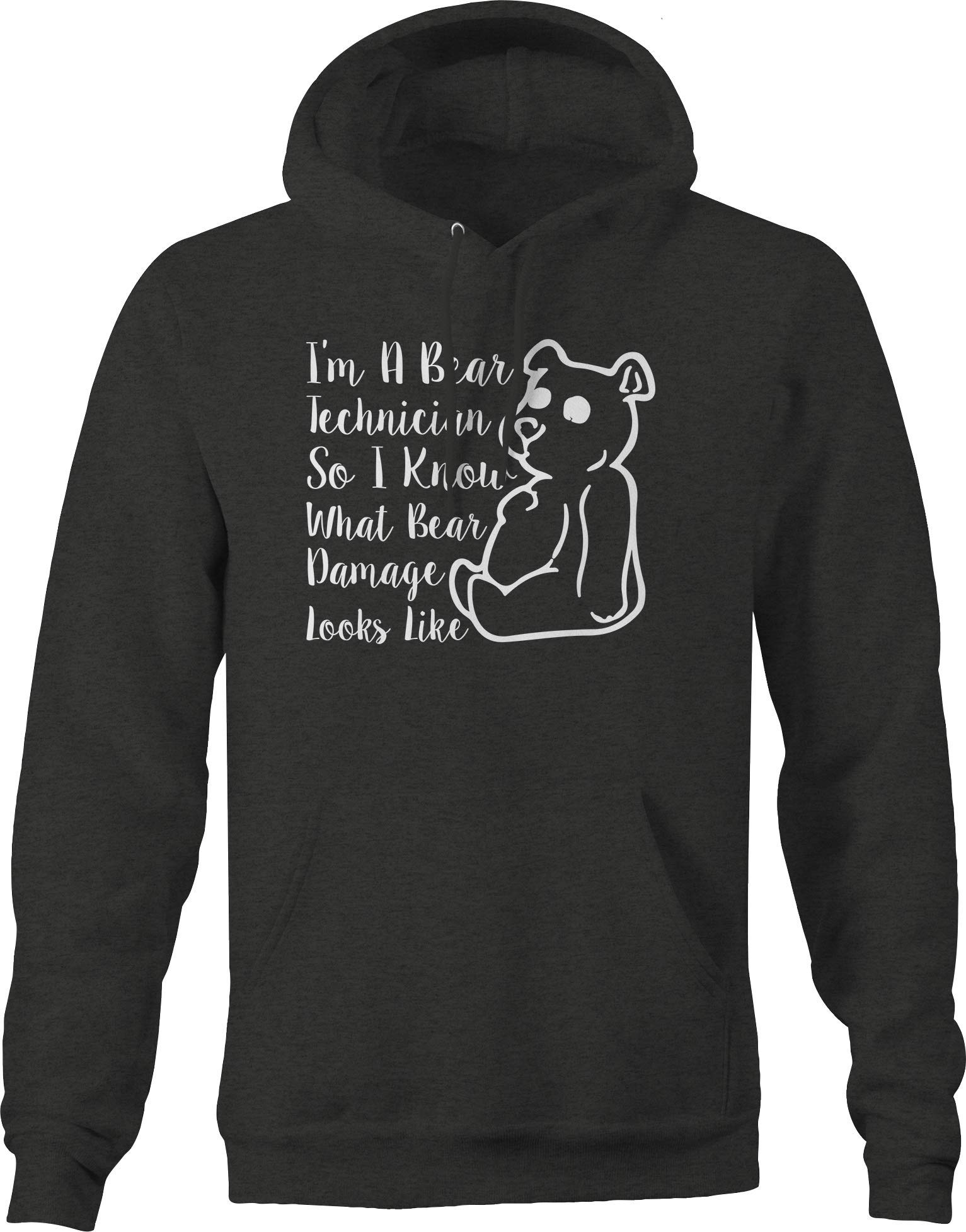 Bear Damage Resistant Hoodie for Men - Dark Grey | Durable & Comfortable Outdoor Wear for Hiking, Camping & Wildlife Encounters