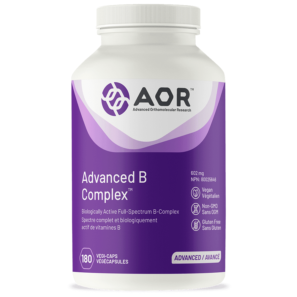 Premium AOR Advanced B Complex Vitamins - High Potency B Vitamin Supplement for Energy, Metabolism & Stress Support - Ideal for Busy Professionals & Active Lifestyles