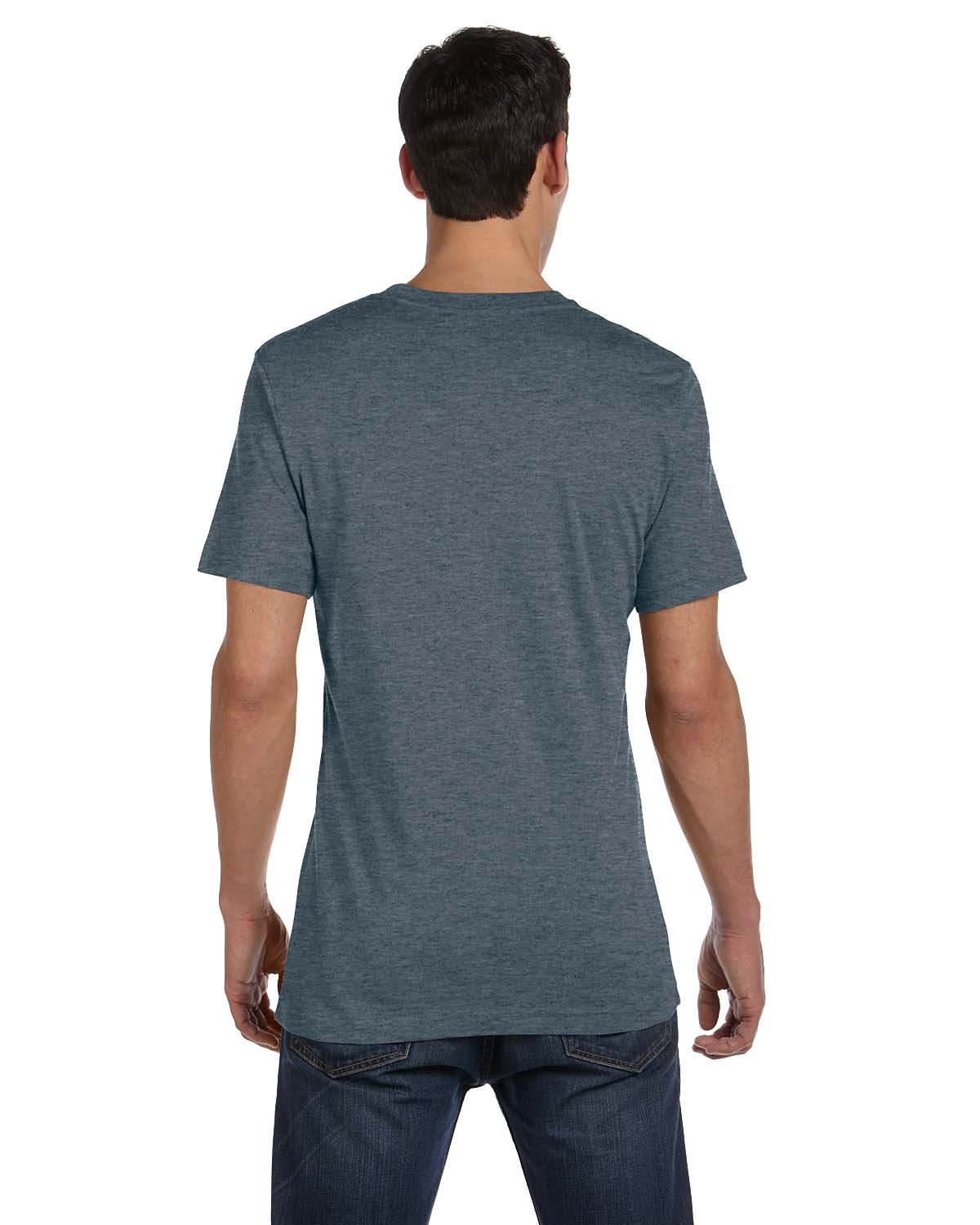 Bella + Canvas 3001CVC Unisex Heather CVC Crew Neck T-Shirt - Soft Cotton Blend Tee for Men & Women - Perfect for Casual Wear, Screen Printing & Everyday Outfits