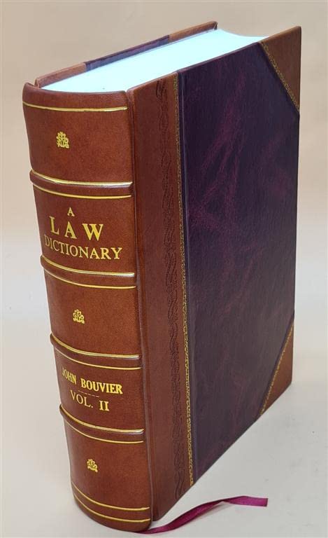 Leather Bound Law Dictionary - US Constitution & State Laws Reference Guide | Civil & Legal Systems | Perfect for Law Students, Attorneys & Legal Professionals
