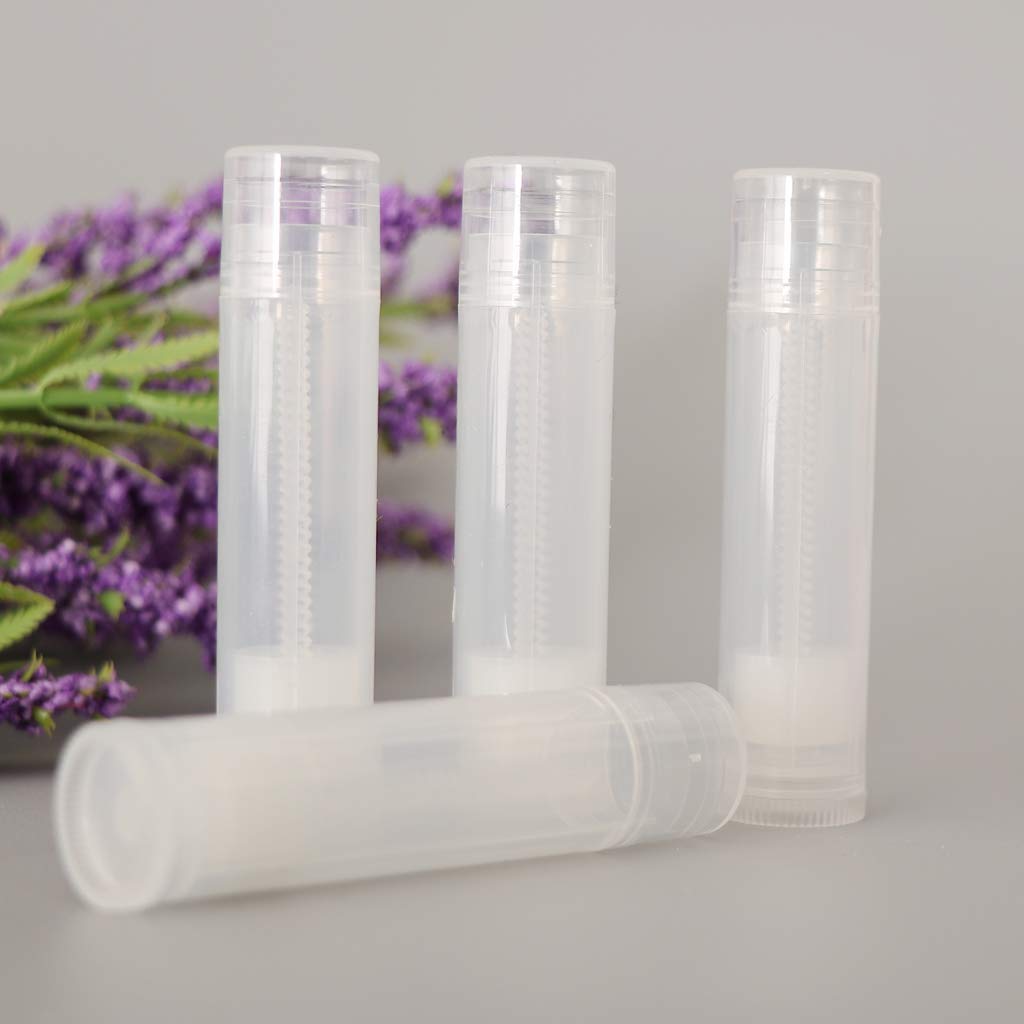 100pcs Empty Lip Balm Tubes for DIY Lip Gloss, Chapstick & Balm Containers - Perfect for Homemade Cosmetics, Travel & Gifting