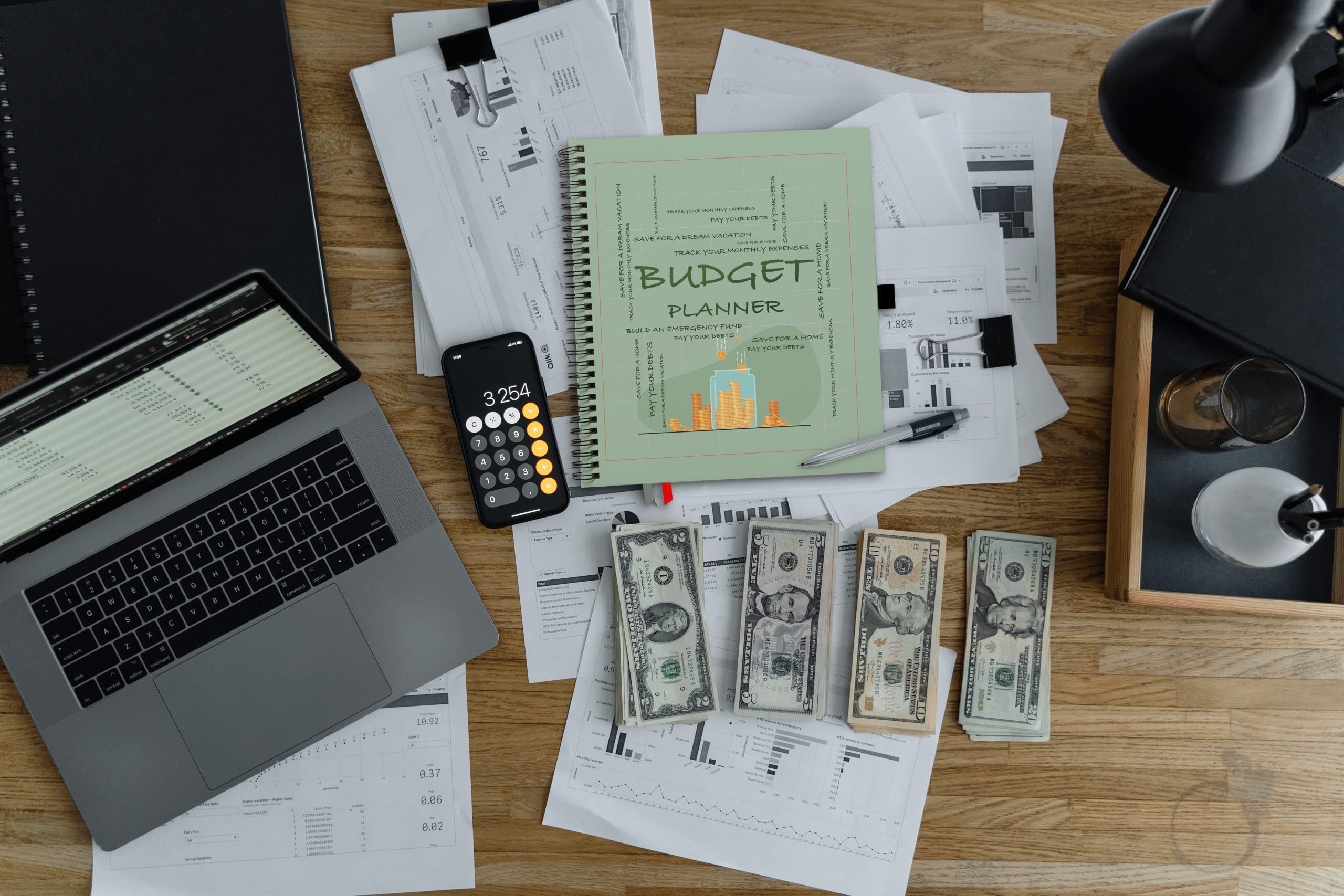 2025-2026 Budget Planner - Monthly & Weekly Financial Organizer with Expense Tracker | Manage Cash, Paychecks, Bills, Debts & Savings for Family Budgeting | Perfect for Emergency Funds & Retirement Planning