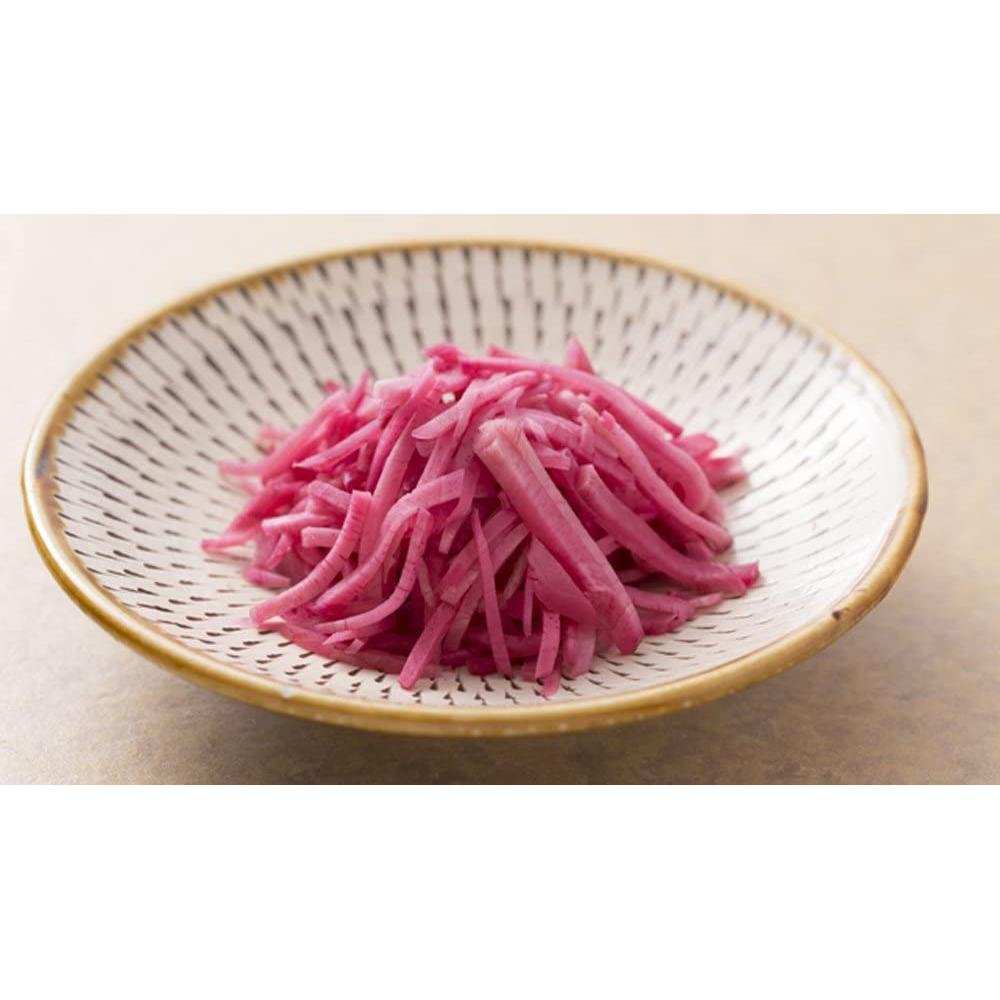 Premium Beni Shoga Japanese Red Pickled Ginger 450g - Authentic Sushi & Ramen Topping for Asian Cuisine