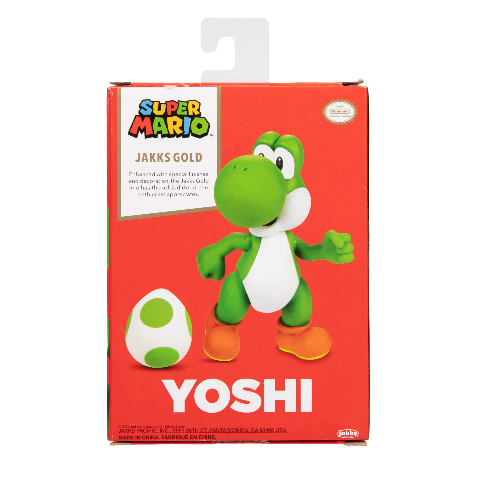 Nintendo Super Mario Yoshi with Egg Collectible Figure - 10cm Tall - Limited Edition - Perfect for Display, Gaming Room Decor, and Gift for Mario Fans