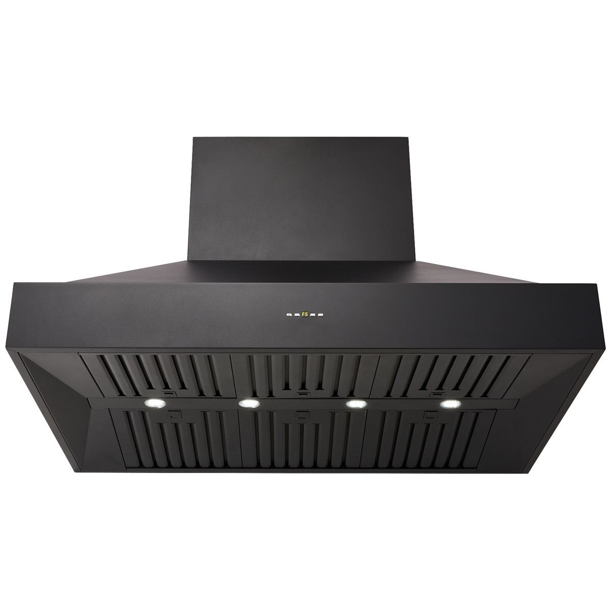 Schweigen 47-Inch Non-Silent Canopy Range Hood for Outdoor BBQ - Black (Model CL8912B) | Perfect for Patio, Backyard & Outdoor Kitchen Ventilation