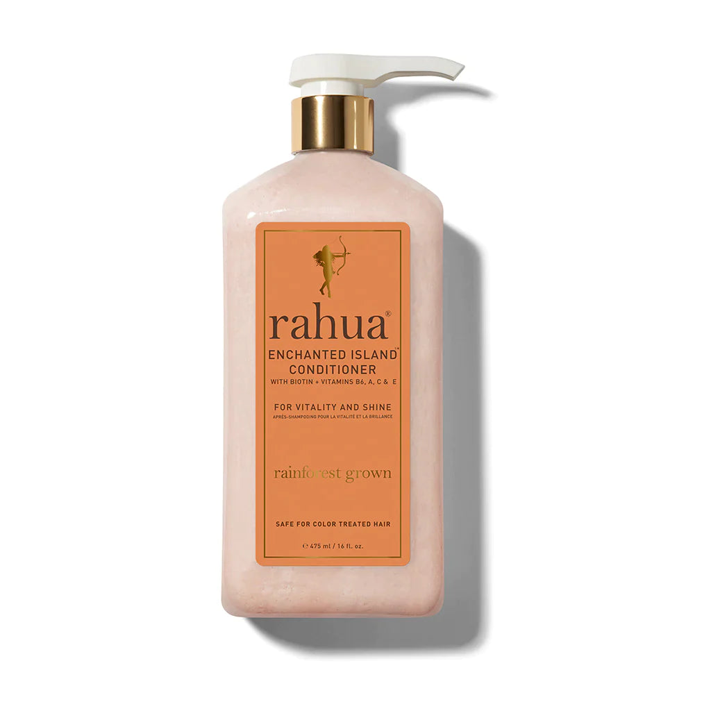 Rahua Enchanted Island Hydrating Hair Conditioner for Curly & Dry Hair - Vegan, Sulfate-Free, Deep Moisturizing Treatment for Beachy Waves & Tropical Hair Care