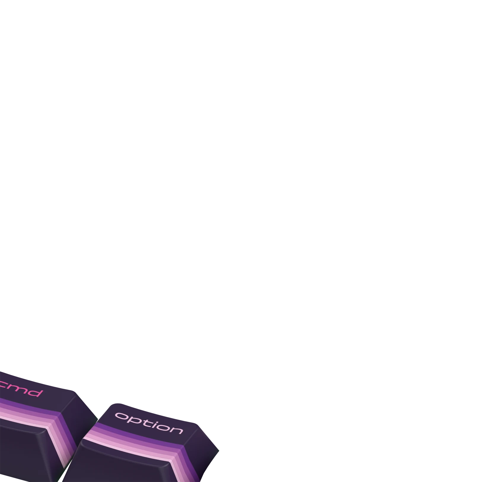 Limited Edition Synth Sunset Keycaps - Custom Mechanical Keyboard Keycaps for Gaming & Typing - Perfect for PC, Mac, and Laptop Keyboards