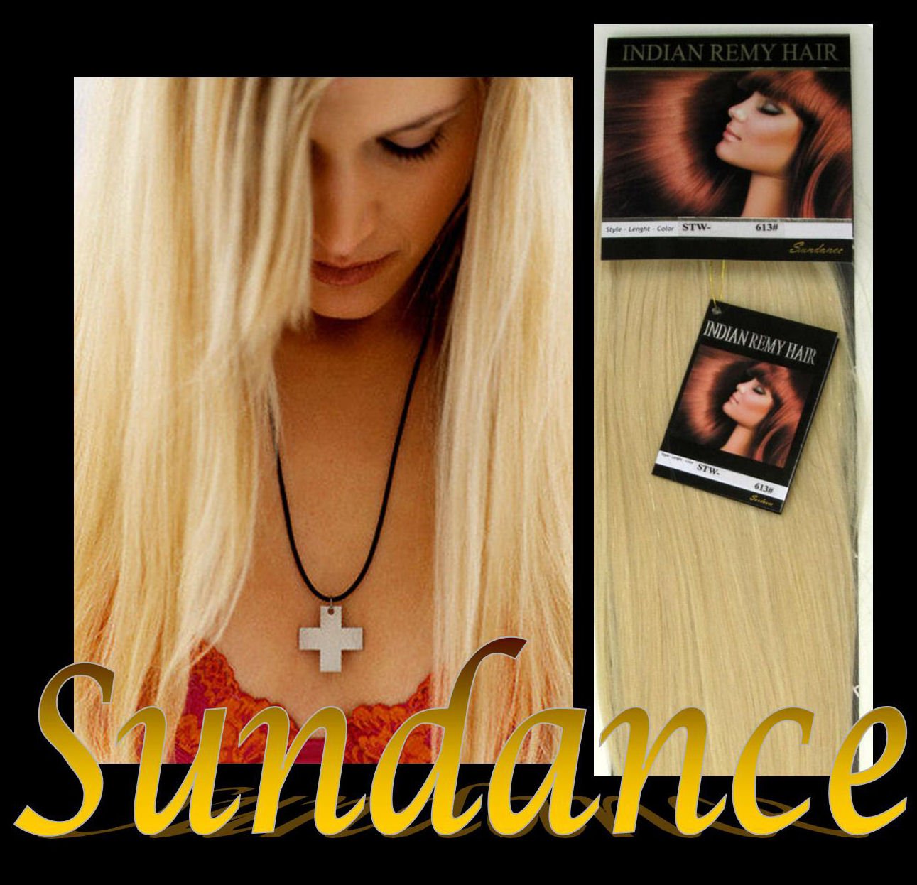22 Inch Indian Remy Hair Extensions - Grade AAA 100% Human Hair Weave in Lighter Blonde (Color 613) | Sundance Collection | Multiple Shades Available | Perfect for Styling, Volume & Length
