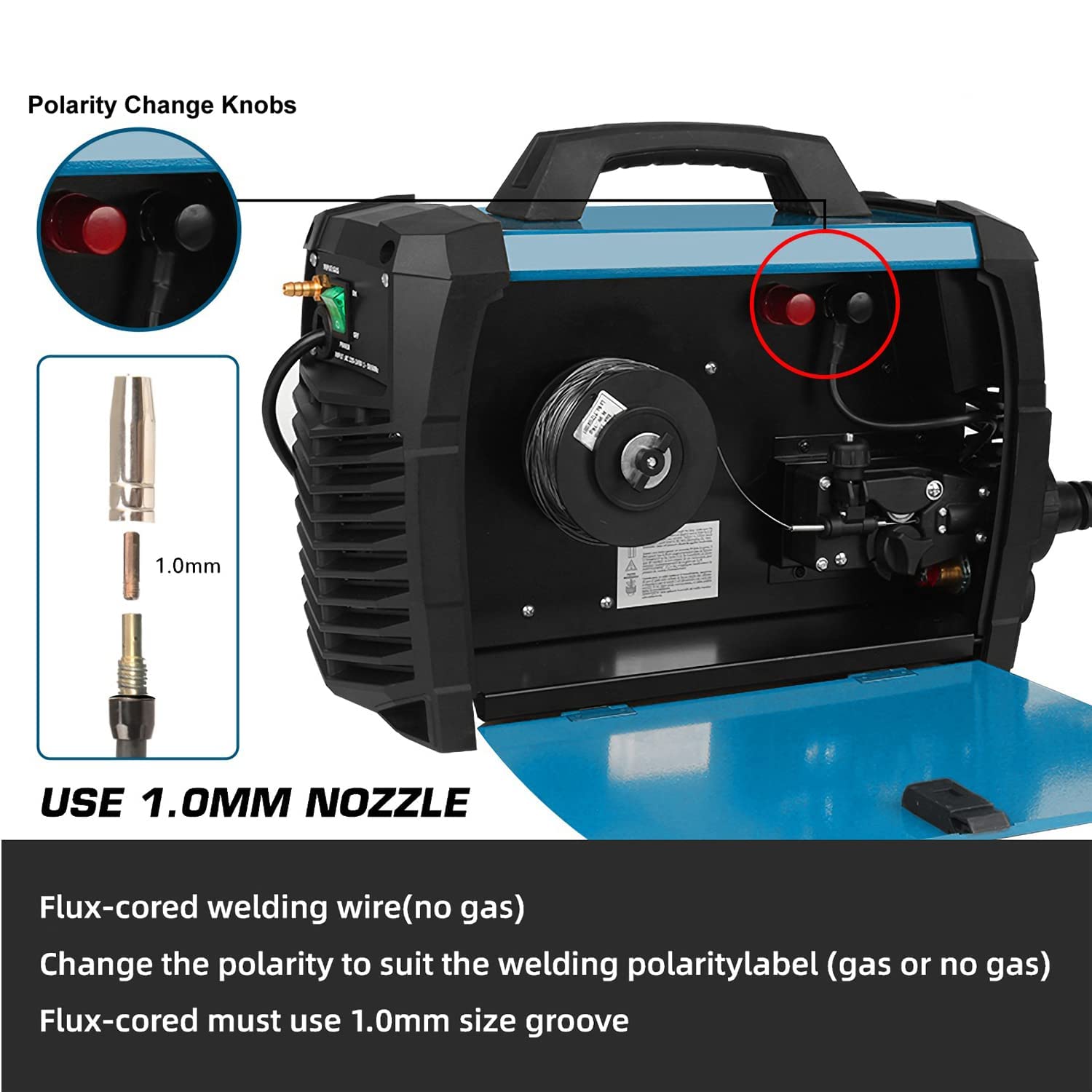 Prostormer 3-in-1 MIG TIG MMA Welding Machine with Digital Display - 200Amp Welder Kit Includes Electrode Holder, Ground Clamp & Power Cable - Perfect for Home DIY, Metal Fabrication & Automotive Repair