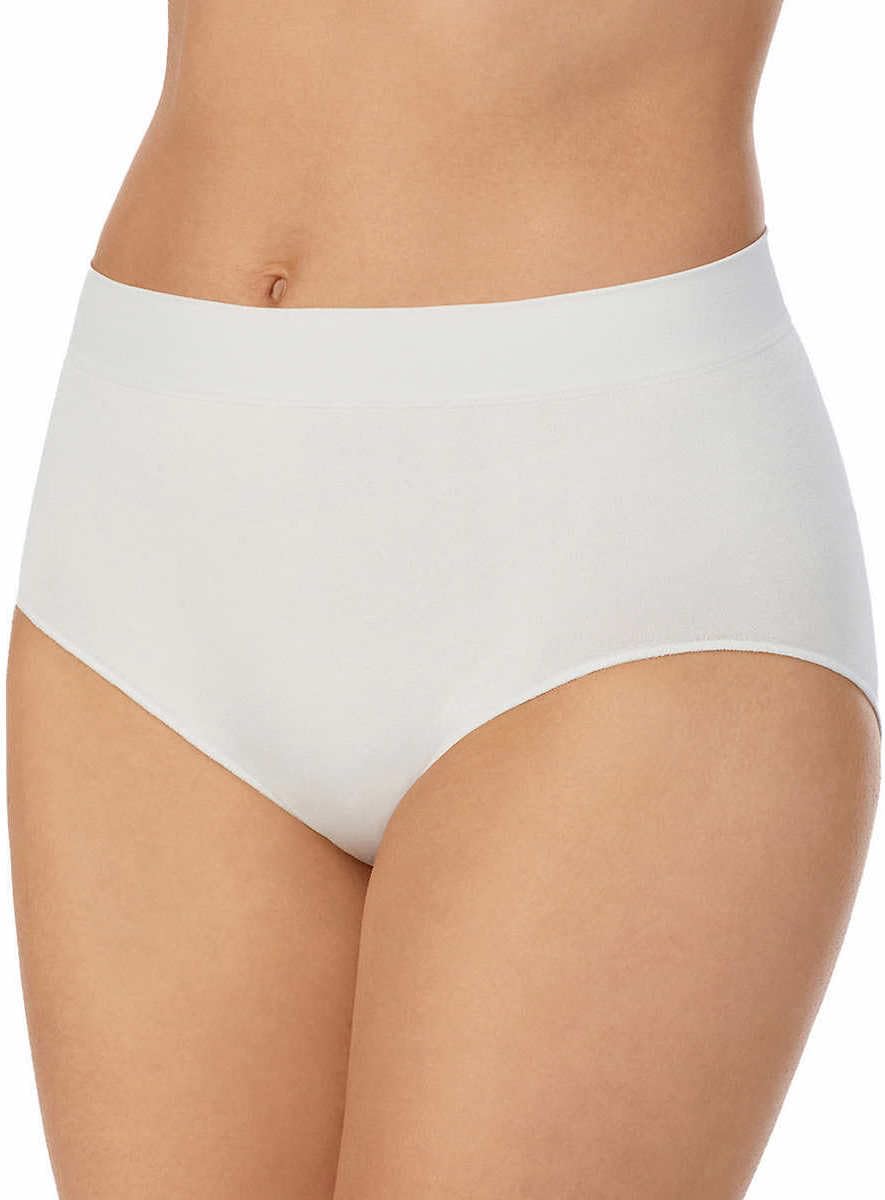 Carole Hochman Women's Silky Soft Seamless Full Coverage Brief Panties 5-Pack - Regular & Plus Sizes - Comfortable Everyday Underwear for Work, Travel & Lounge