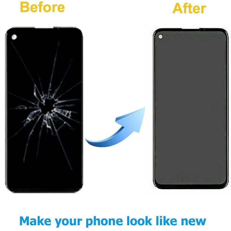 Google Pixel 4a 5G Screen Replacement Kit - OEM Quality LCD Display & Touch Screen Digitizer Assembly with Repair Tools - Compatible with G025E/G025H/G025I/G6QU3/GA02099 Models - Perfect for DIY Phone Repair at Home or Office