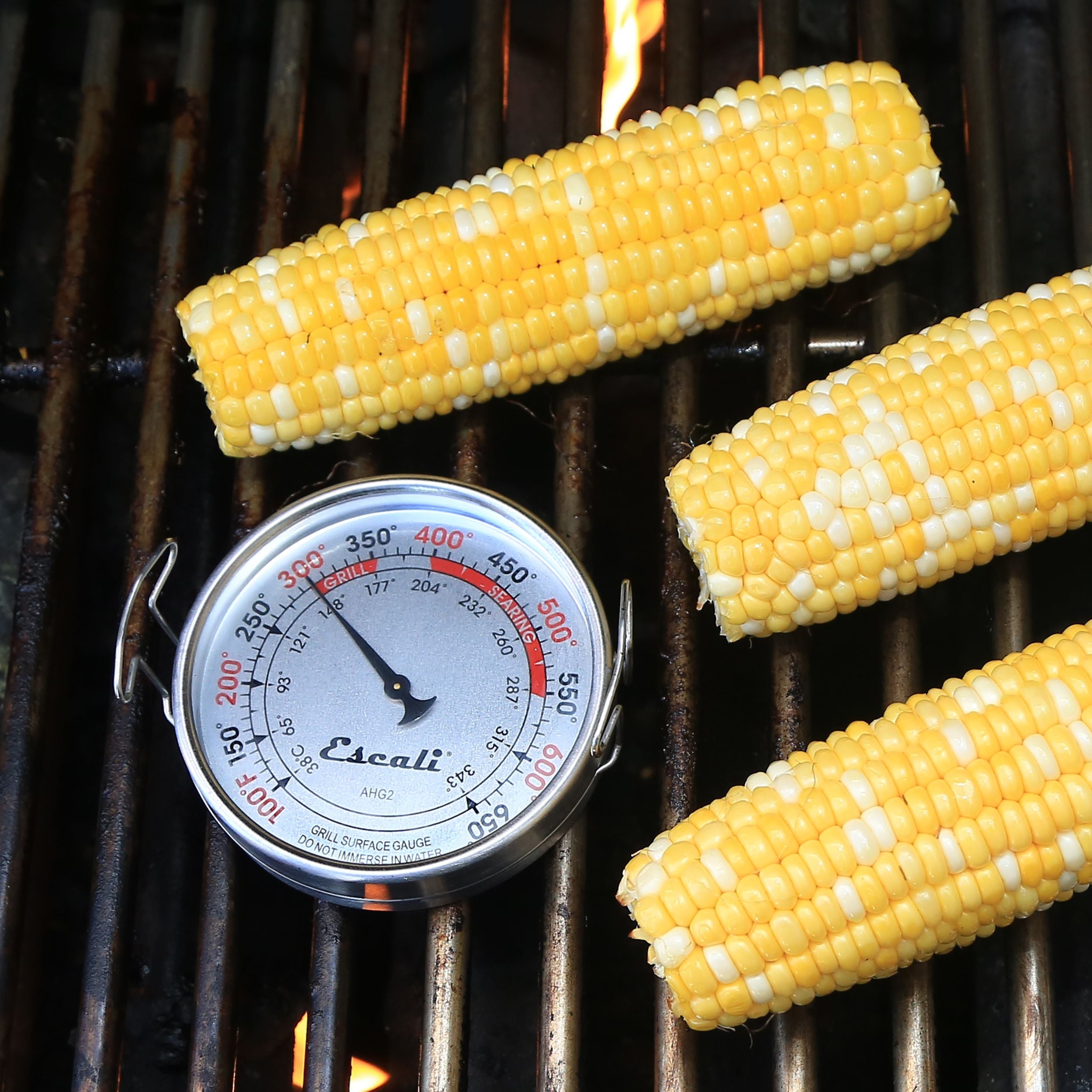 Extra Large Grill Surface Thermometer - High Precision BBQ Meat Cooking Thermometer for Smoker, Oven, Griddle - Perfect for Grilling, Smoking, and Outdoor Cooking