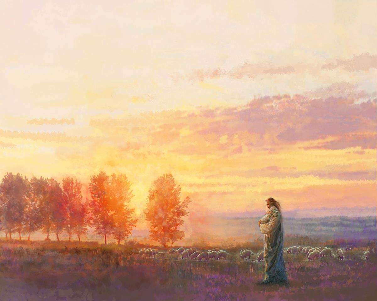 Eventide By Yongsung Kim - Premium Christian Wall Art for Home & Church Decor | Inspirational Bible Verse Canvas Painting | Perfect for Living Room, Bedroom & Worship Spaces