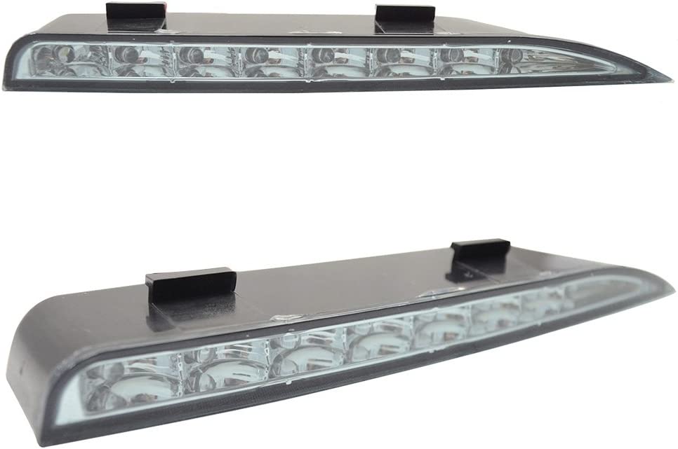2006-2011 Honda Civic Mugen RR Bumper Daytime Running Lights - Clear Lens Replacement - Perfect for Night Driving & Car Customization