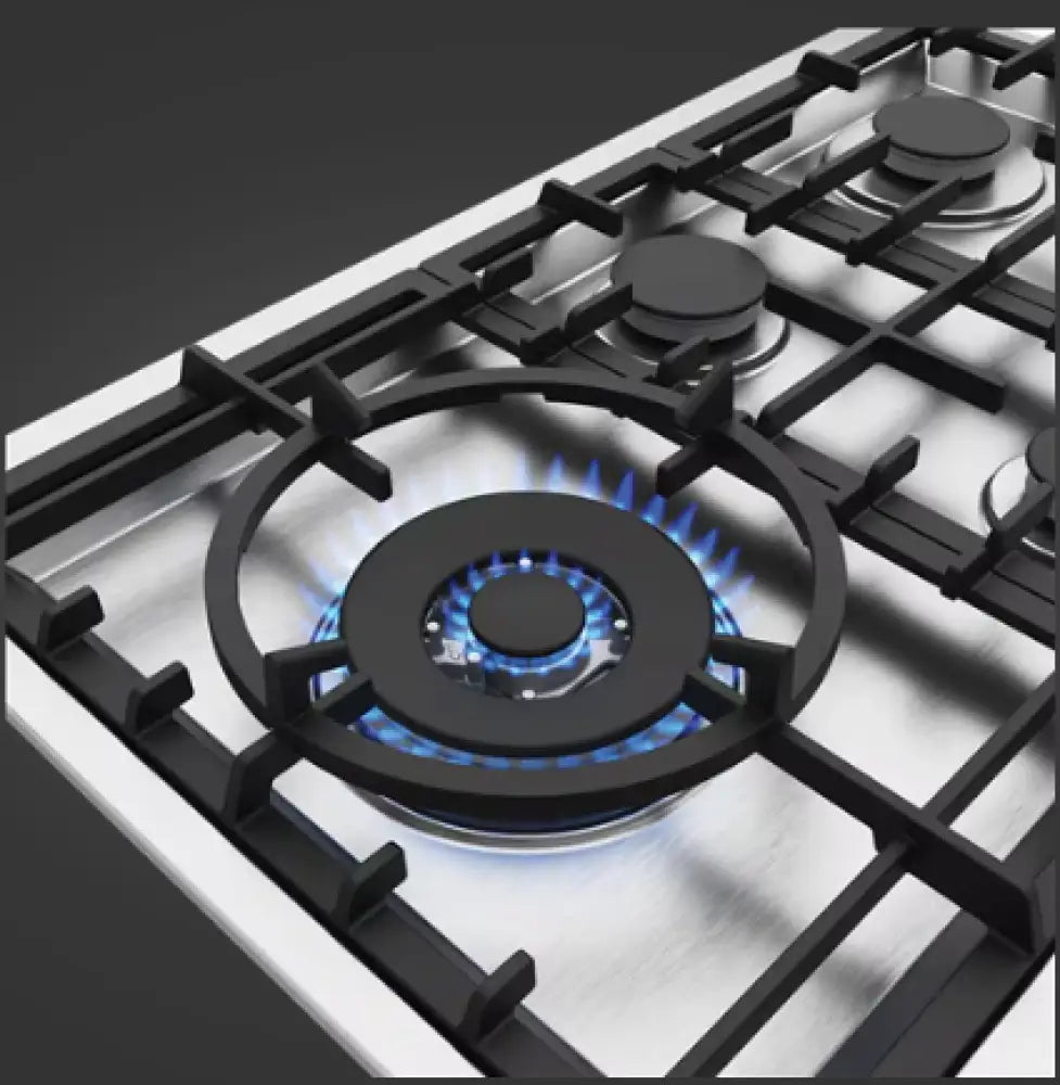 AEG HG75FXB 75cm 5 Burner Stainless Steel Gas Cooktop - Premium Kitchen Appliance for Modern Home Cooking & Entertaining